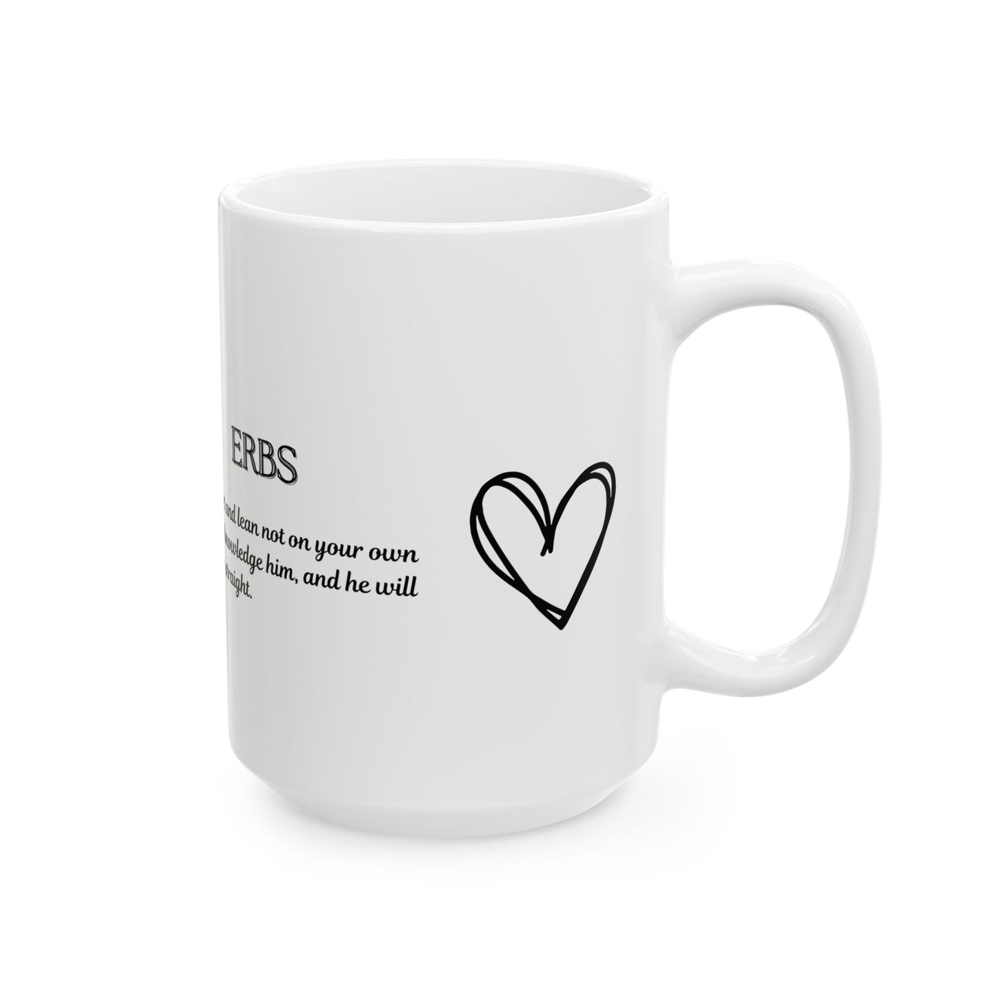 Proverbs 3:5-6 Mug