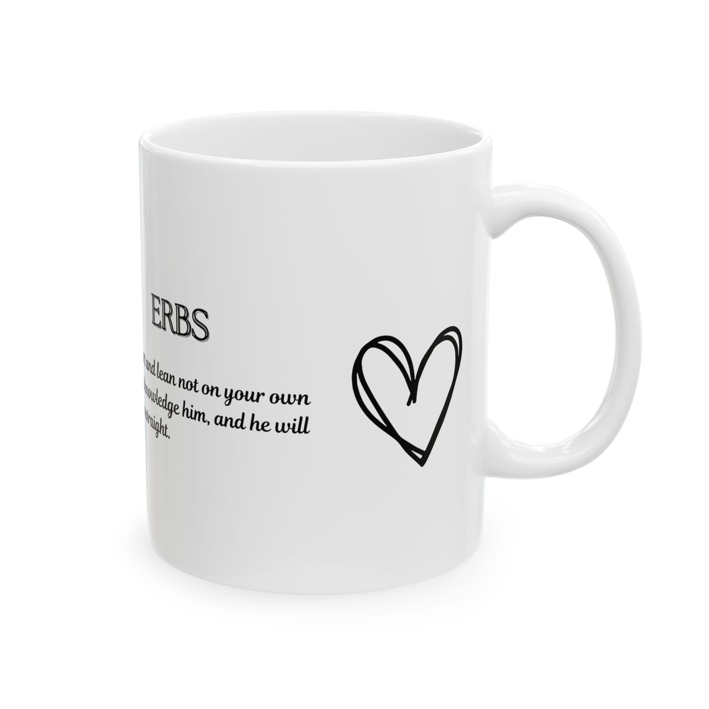Proverbs 3:5-6 Mug